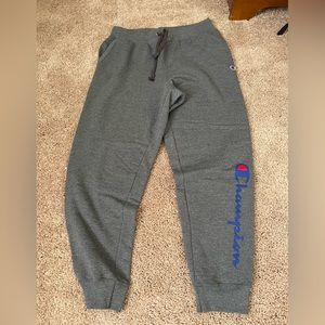 Grey sweatpants